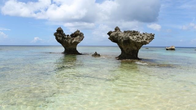 古宇利島のハートロック