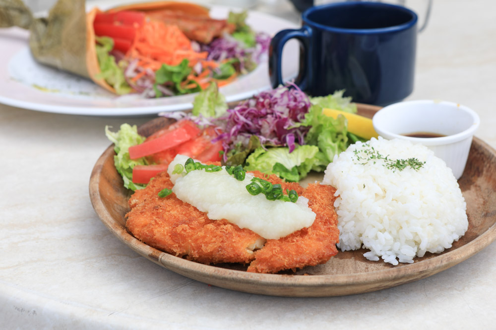 すだちおろしとチキンカツ