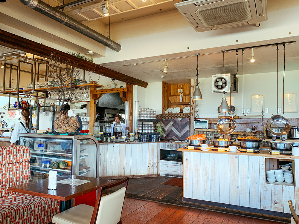 北谷グラパチーナのビュッフェランチ