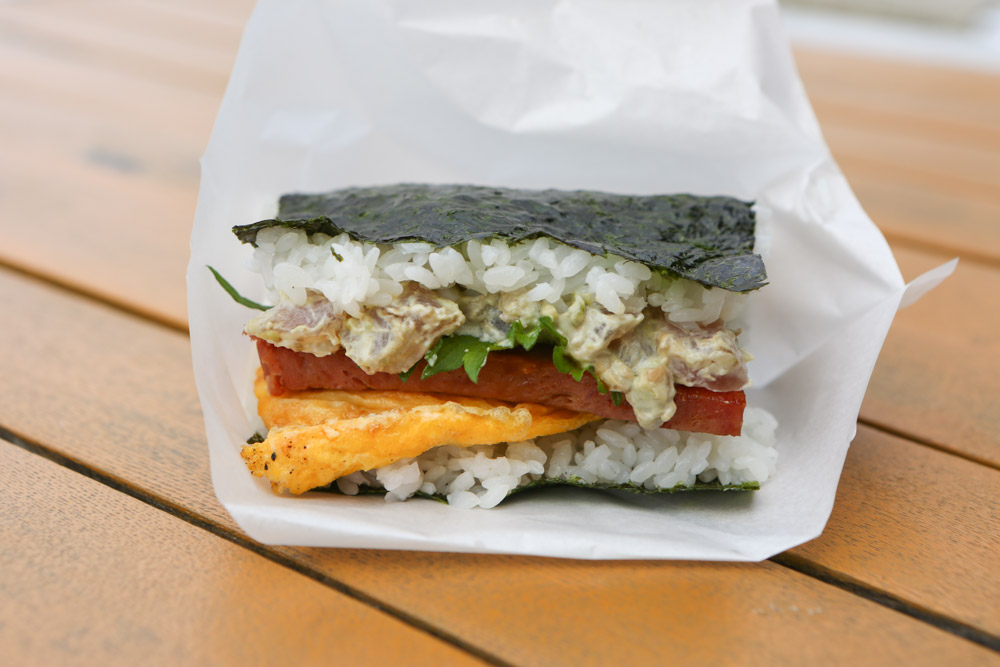 カメズキッチンのスパムむすび