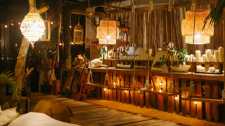 沖縄県北谷町美浜のジャングリラカフェ