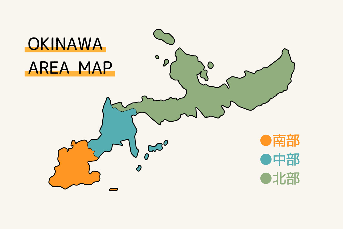 沖縄本島の地図 南部 中部 北部は何処のこと 沖縄トラベル