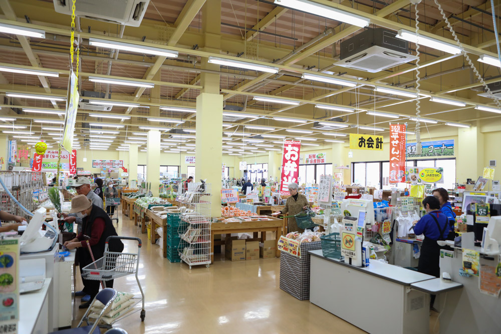 はごろも市場の売り場