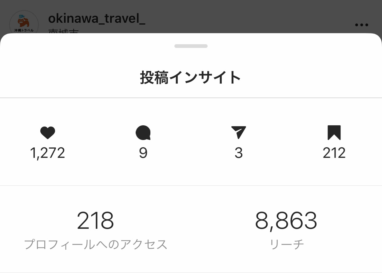 沖縄トラベル インスタグラム広告