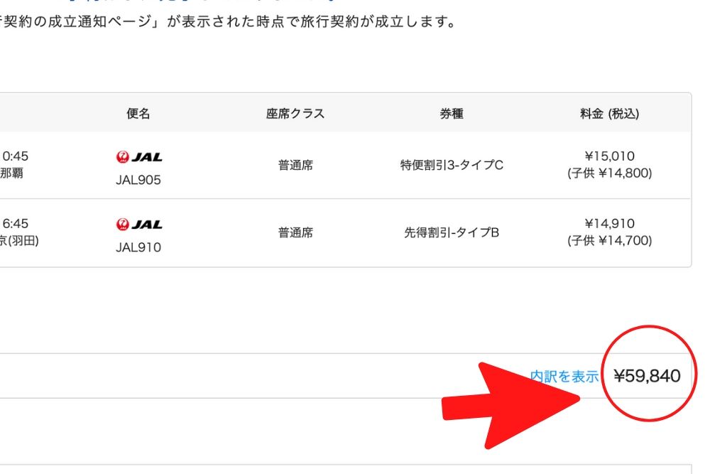 スカイチケットでの個別手配