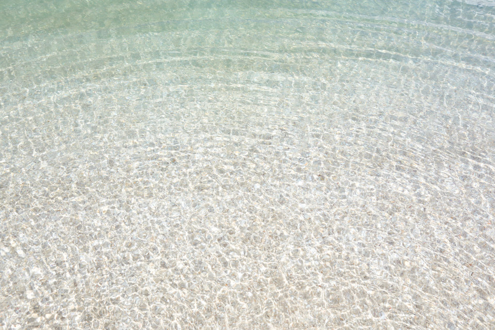 天の浜の透明度