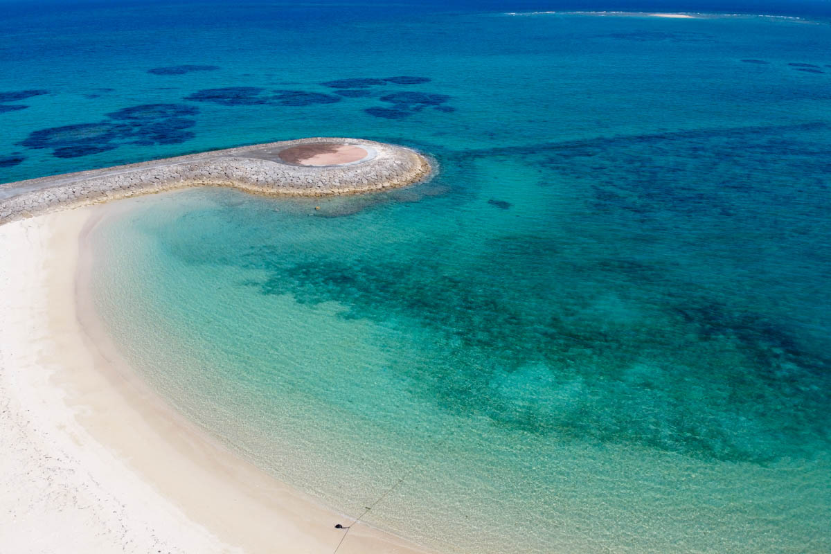 沖縄南部 高い透明度の海